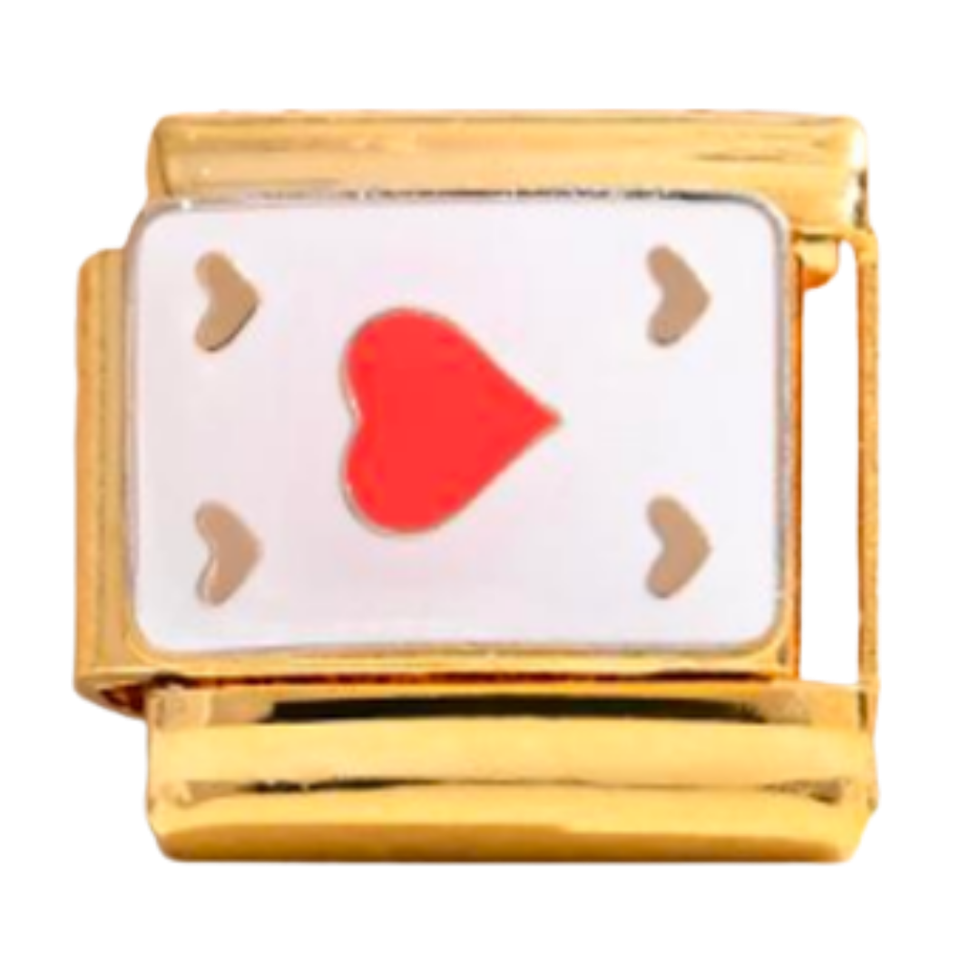 Ace of Hearts Charm
