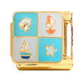 Seaside Squares Charm