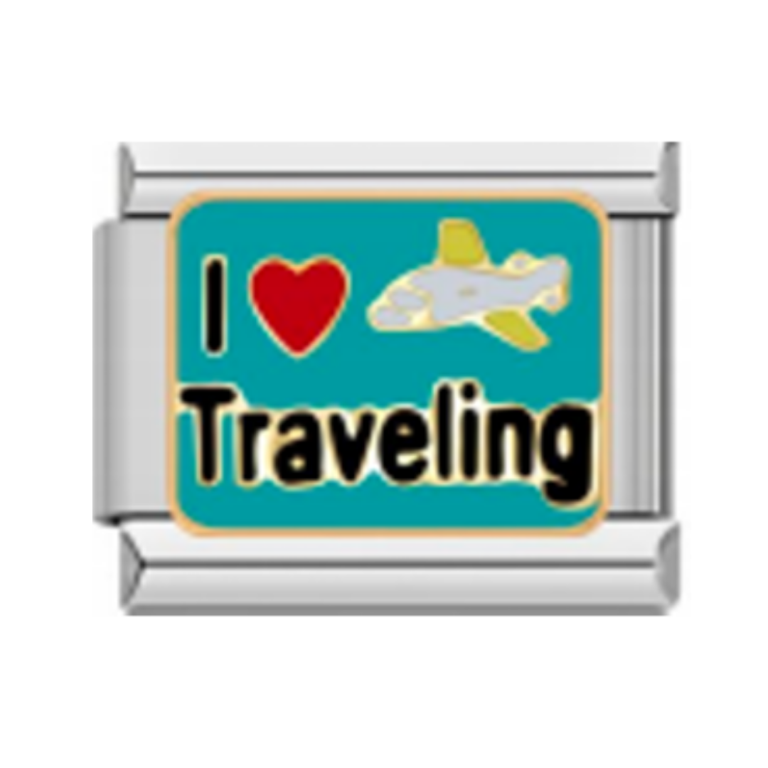 I Love Traveling Charm