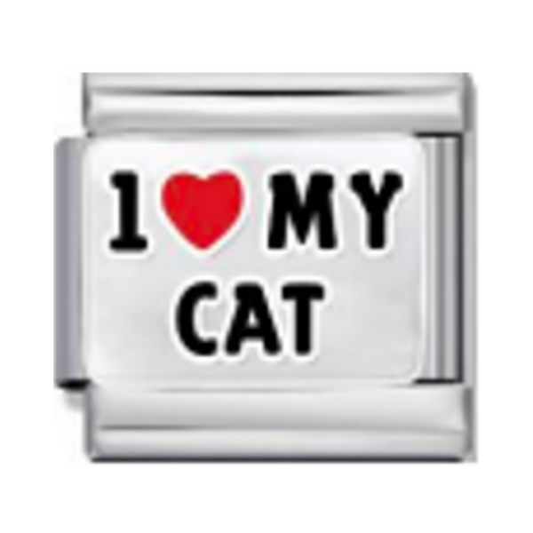 I Love My Cat Charm