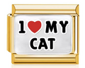 I Love My Cat Charm