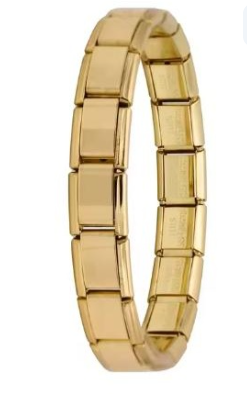 Italian Charm Starter Bracelet- Gold